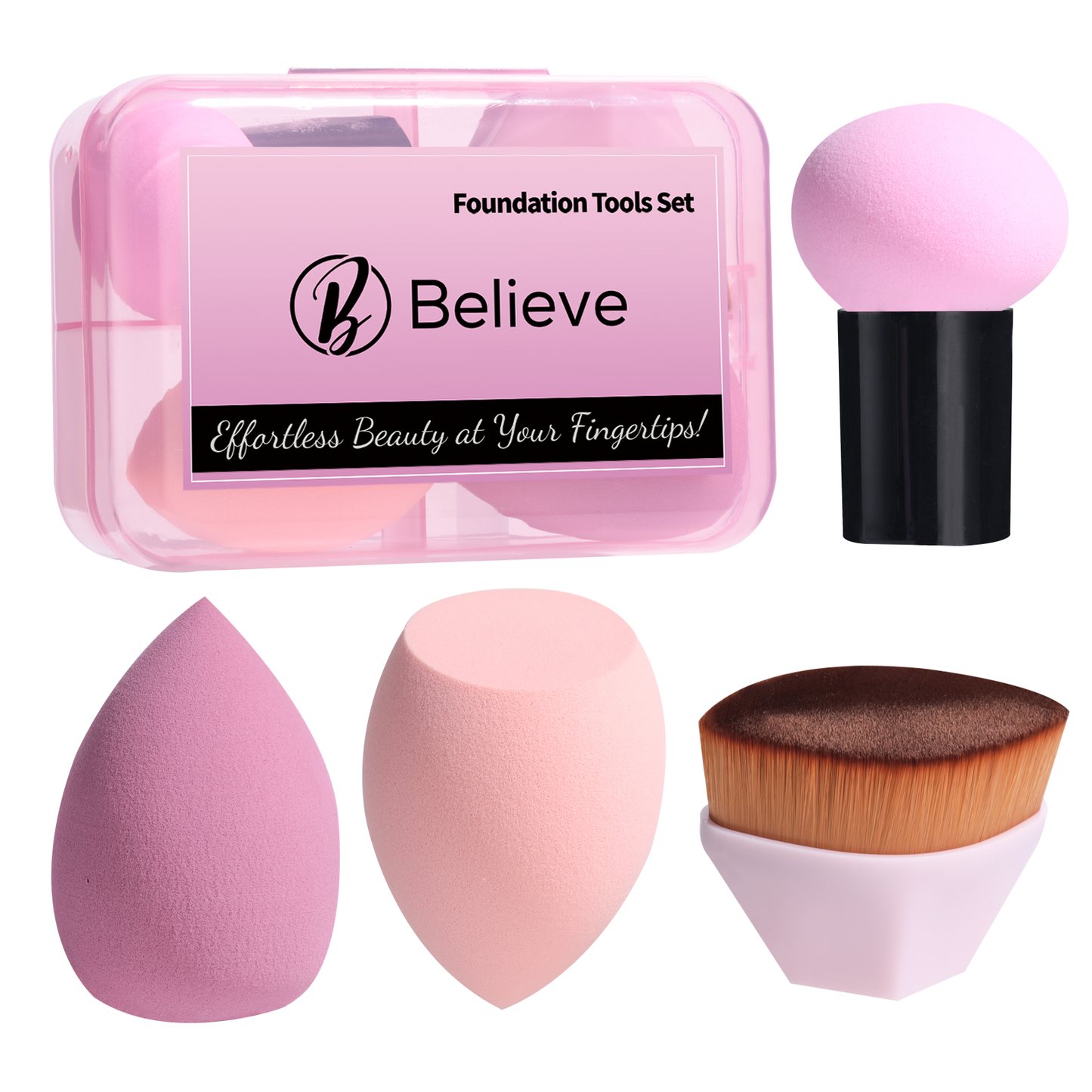 Pink Foundation Application Set