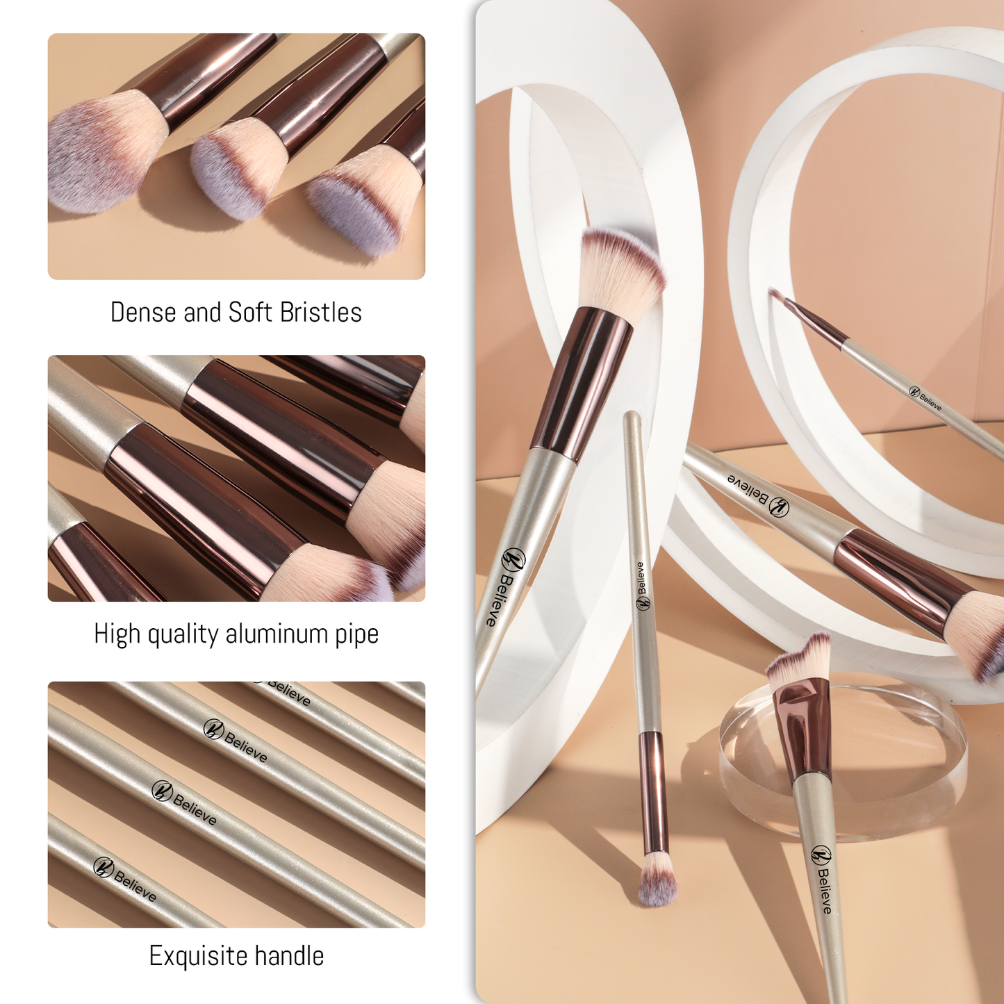 18 Piece Premium Professional Makeup Brush Set