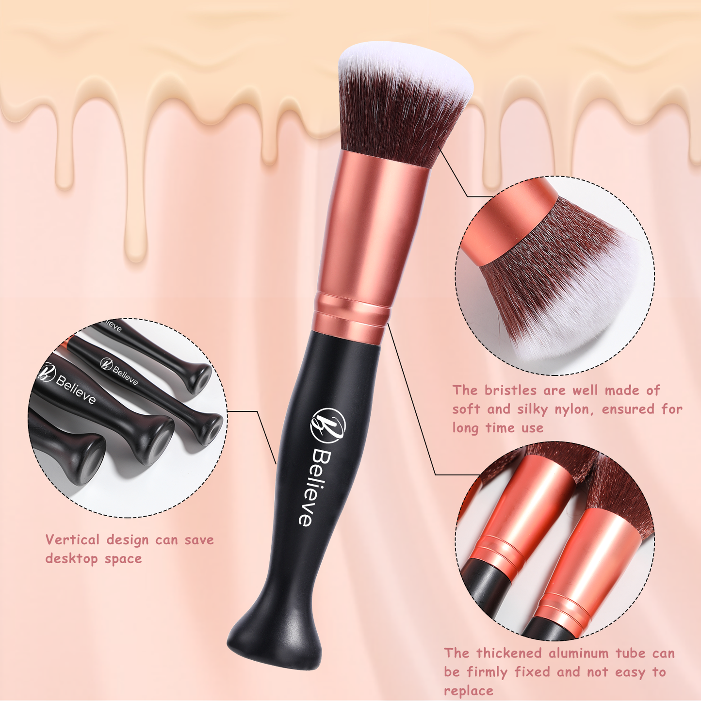 Standing Design -Makeup brush set